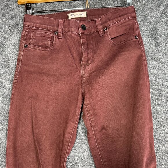 Madewell Jeans Womens 26 High Riser Skinny Garment Dyed Edition Cotton Stretch - Picture 3 of 9